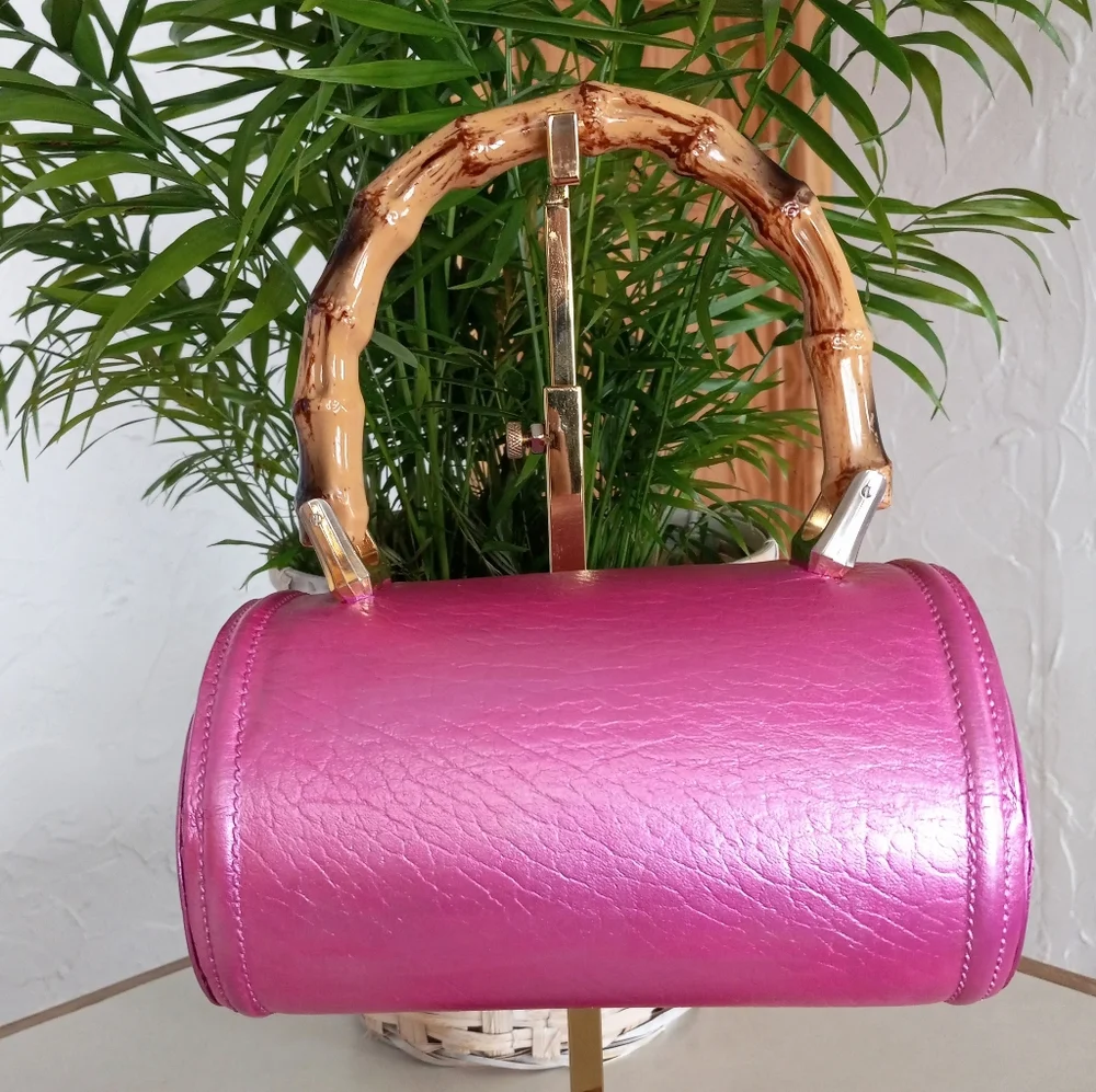 Coblentz Leather, Vintage 1960’s Purse, Made in Italy So cute & leather painted